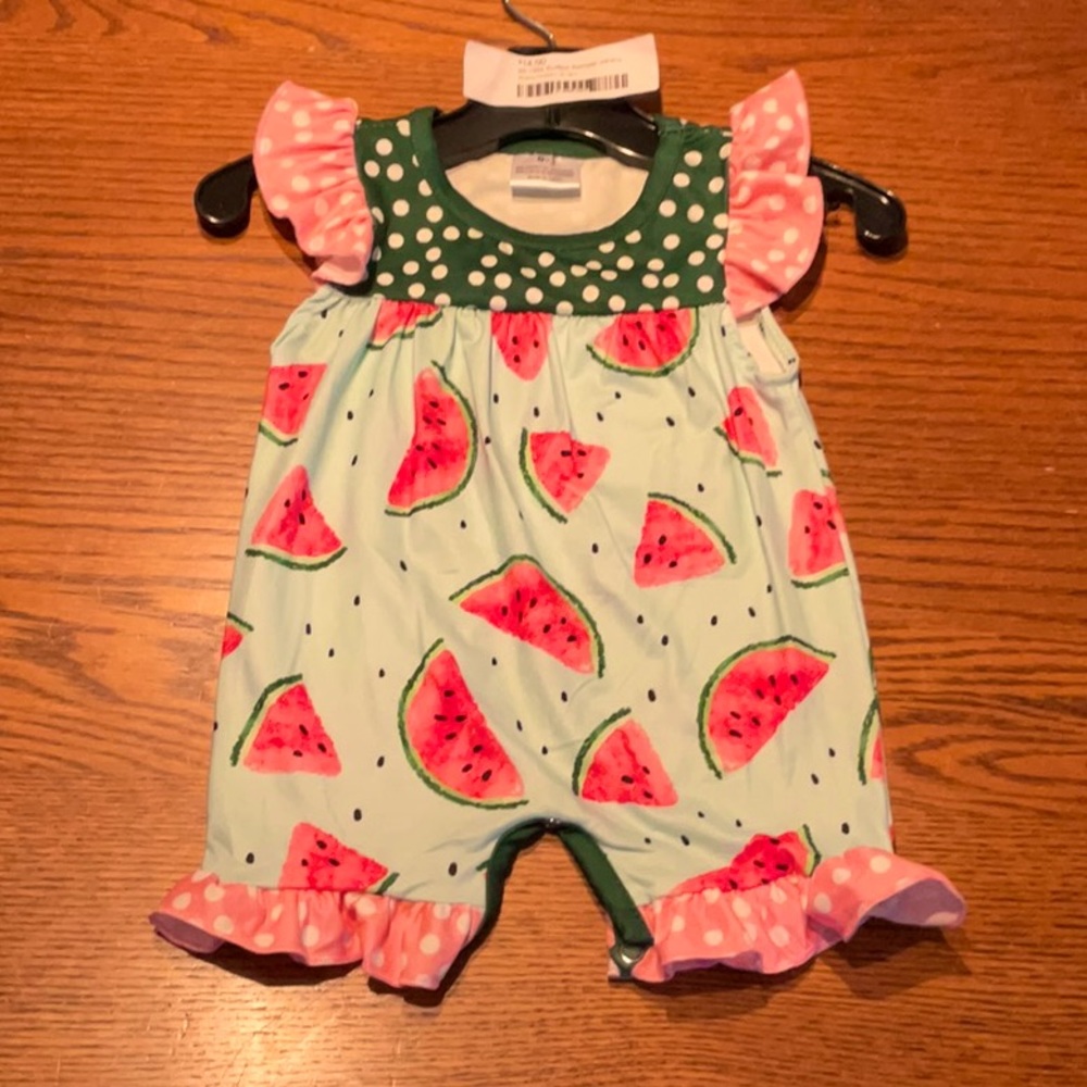 Honeydew brand – ruffled romper – new